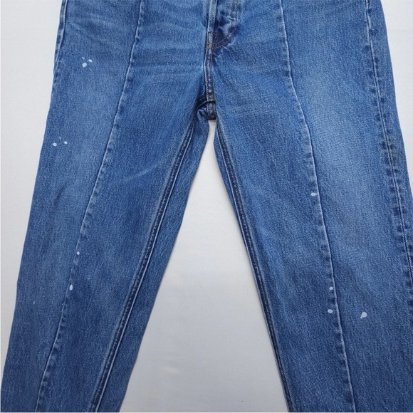 Levi's REVOLVE Altered Straight No Limits Ankle Jeans 29x25 Button Fly Women’s - Picture 7 of 12